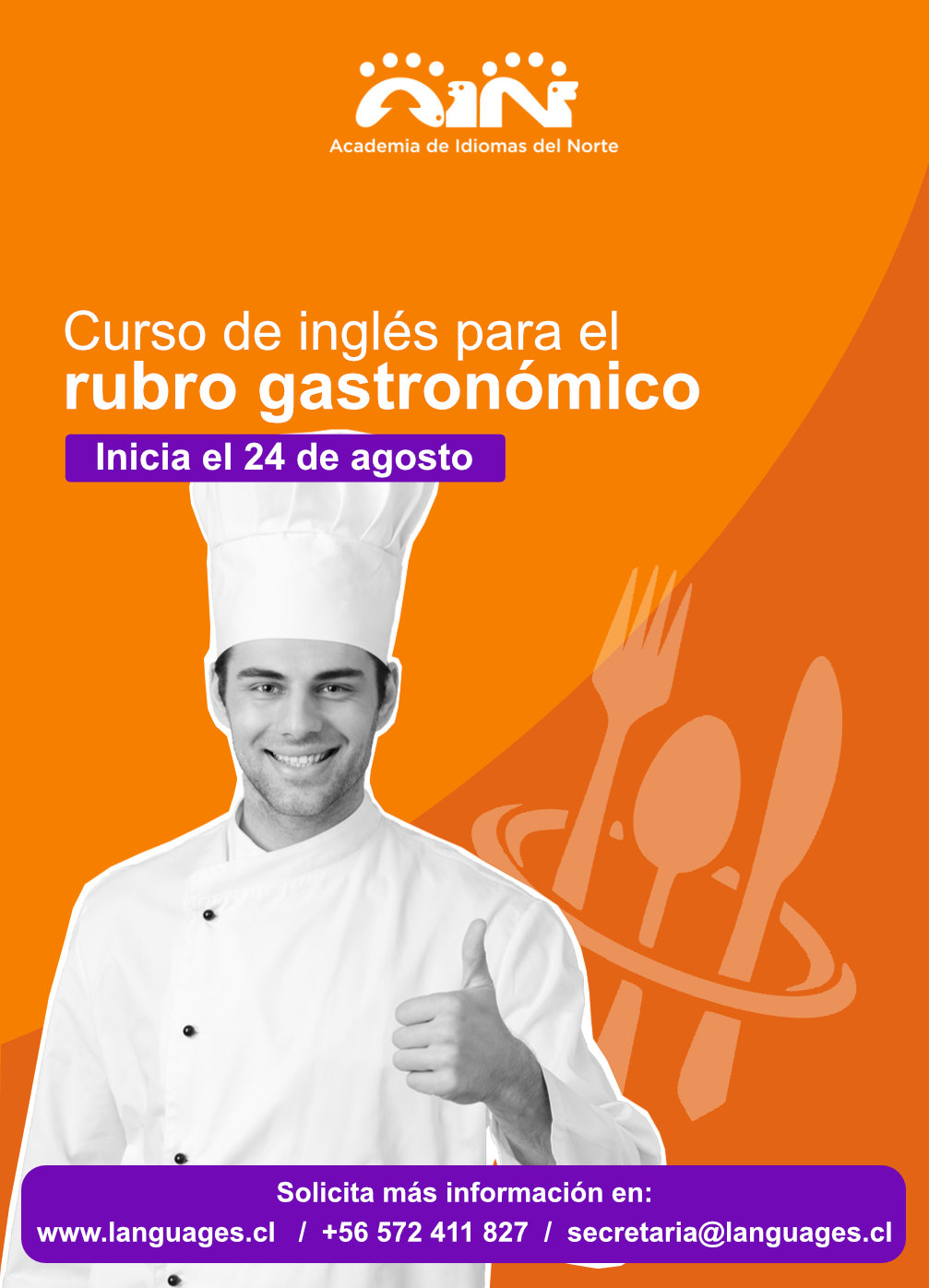 Curso de ingles para el rubro gastronomico