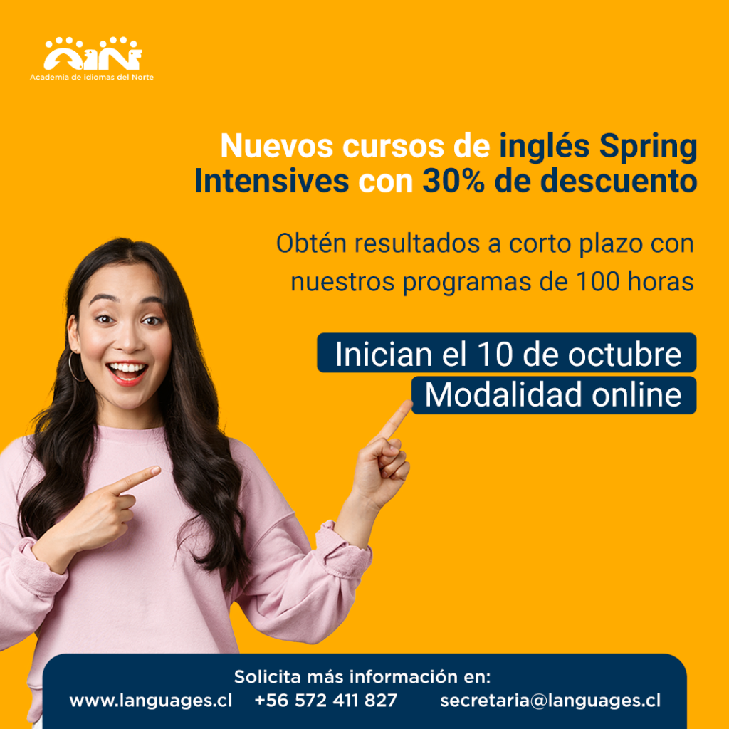 cursos intensivos de inglés Spring Intensives